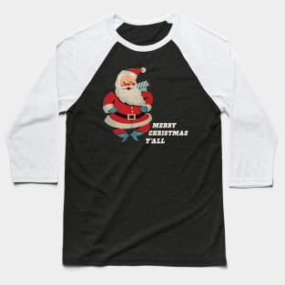 Merry Christmas Y'all  ( cream ) Baseball T-Shirt